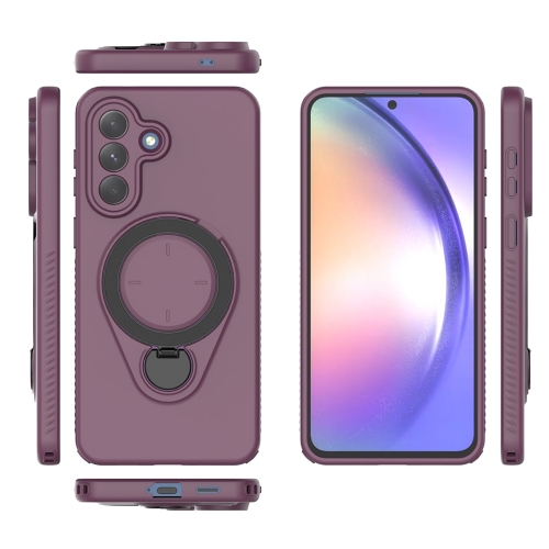 Удароустойчив калъф Rotating Kickstand за Samsung Galaxy A57 5G, лилав