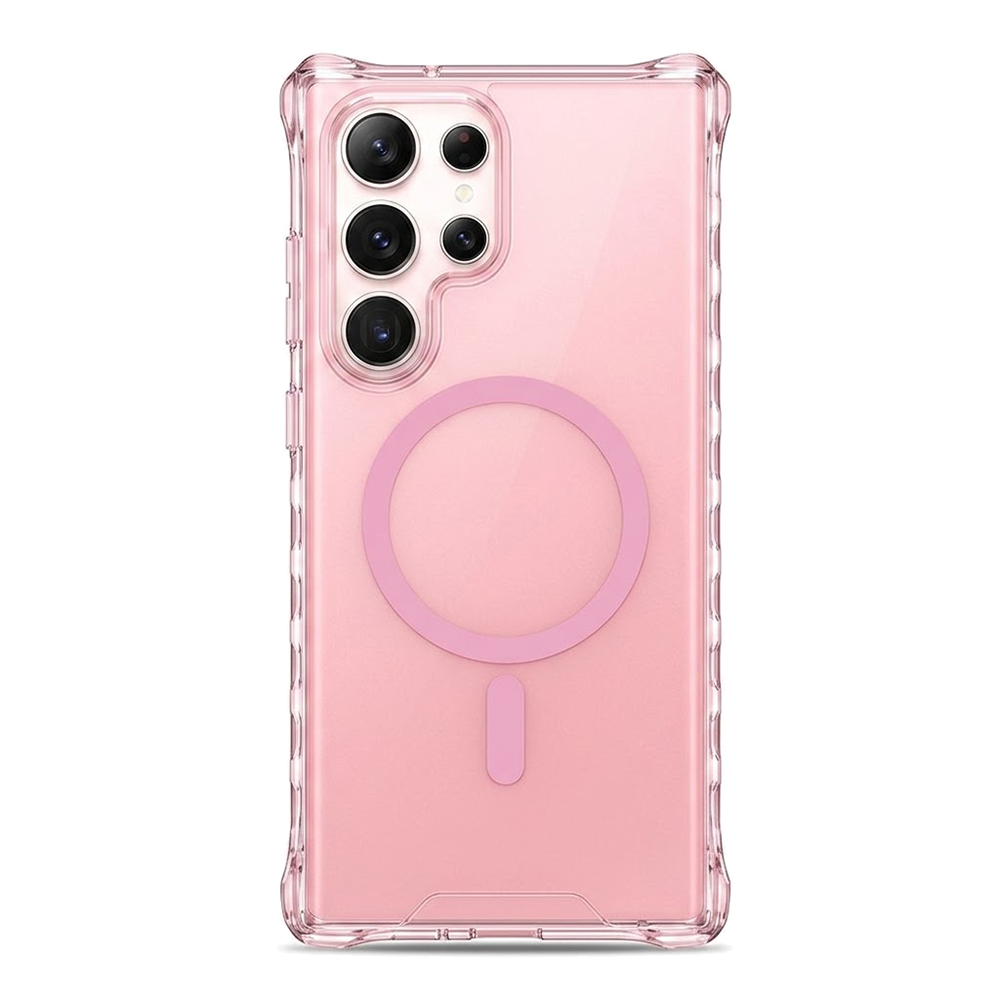 Калъф Wavy Magnetic за Samsung Galaxy S26 Ultra, розов