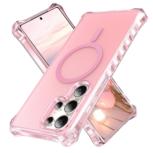 Калъф Wavy Magnetic за Samsung Galaxy S26 Ultra, розов
