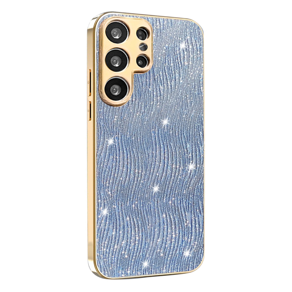 Калъф Ripple Texture за Samsung Galaxy S26 Ultra, син