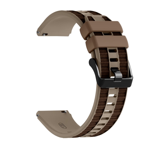 Силиконова каишка 22mm за Huawei Watch GT 6/6 Pro/5/5 Pro 46mm, кафяв