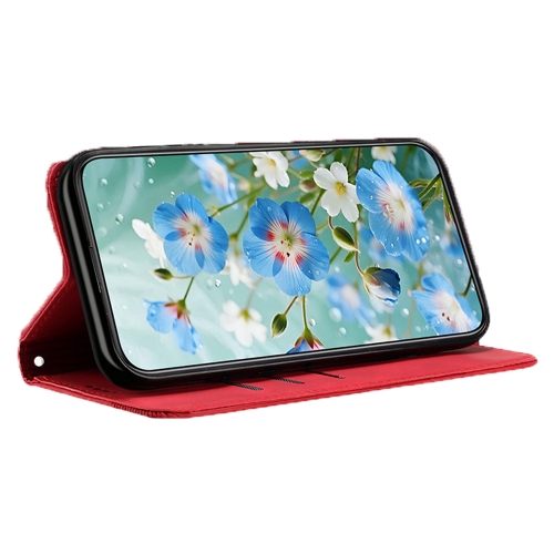 Калъф тефтер Wallet Stand за Motorola Moto G57 Power/Motorola Moto G67 Power/Motorola Moto G57 5G, червен