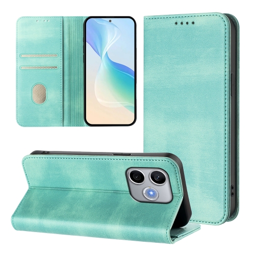 Калъф тефтер Leather Retro Texture за Honor 600 Lite 5G, зелен