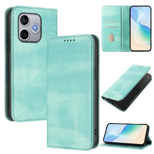 Калъф тефтер Leather Retro Texture за Honor 600 Lite 5G, зелен