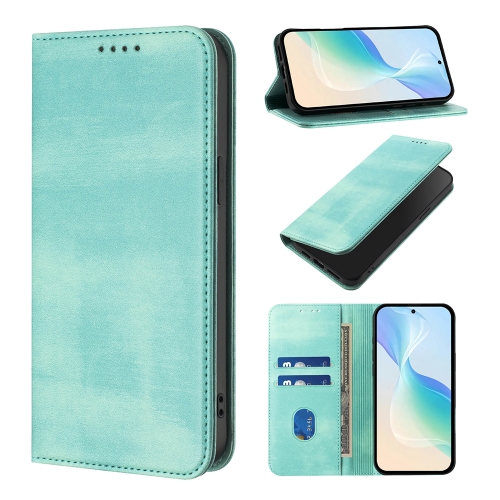 Калъф тефтер Leather Retro Texture за Honor 600 Lite 5G, зелен