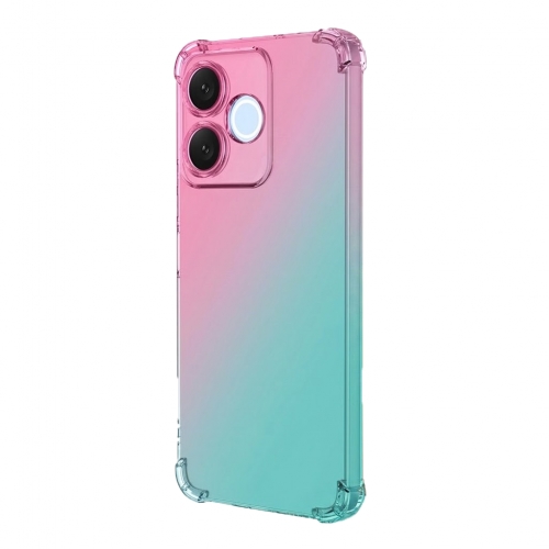 Калъф Anti-Dropt Color за Honor 600 Lite 5G, розов-син
