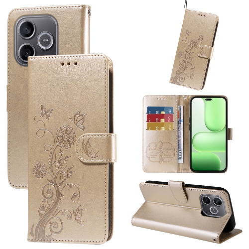 Калъф тефтер Leather Wallet Stand за Honor 600 Lite 5G, златен