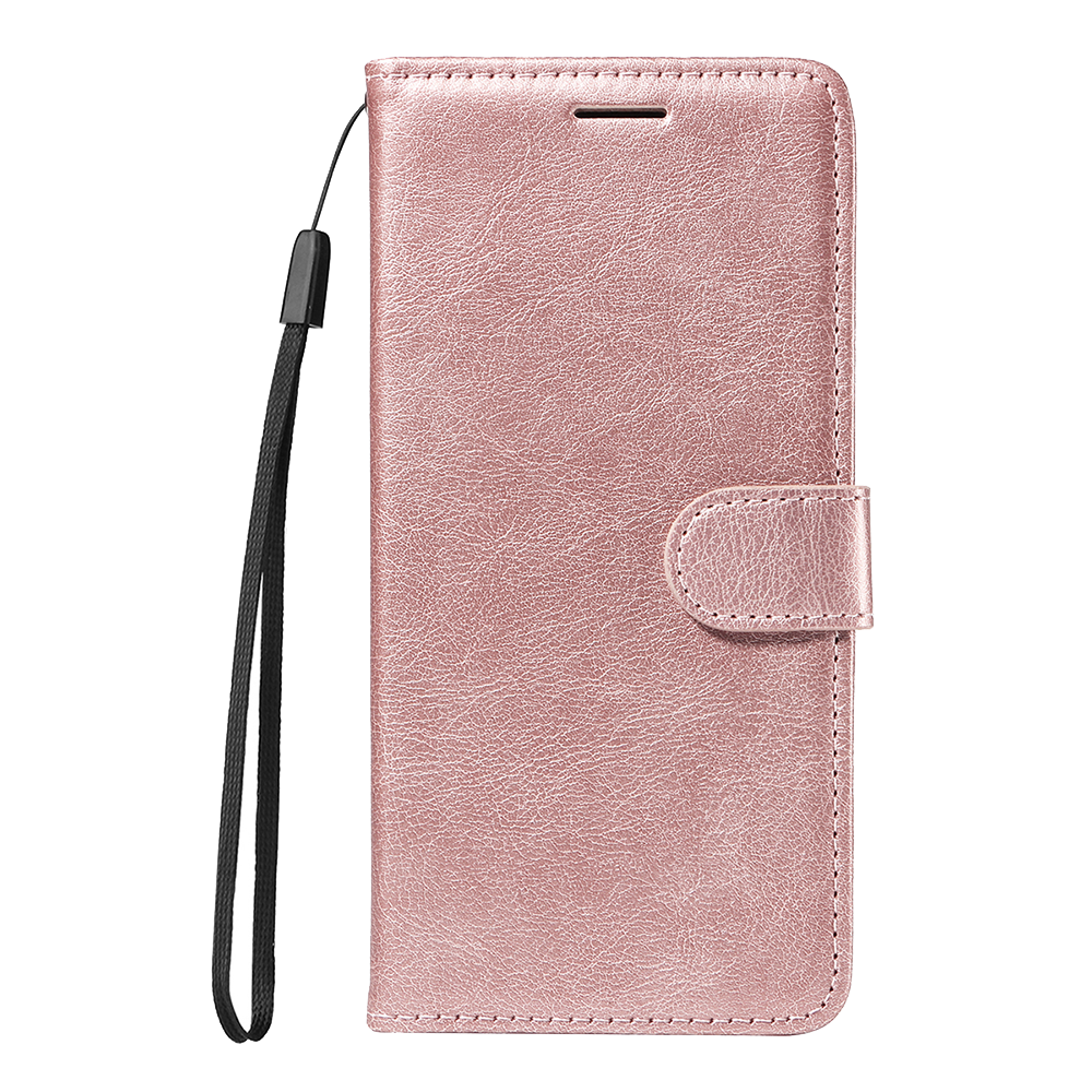 Калъф тефтер Leather Wallet Stand за Motorola Moto G57 Power 5G/ G67 Power 5G, розов