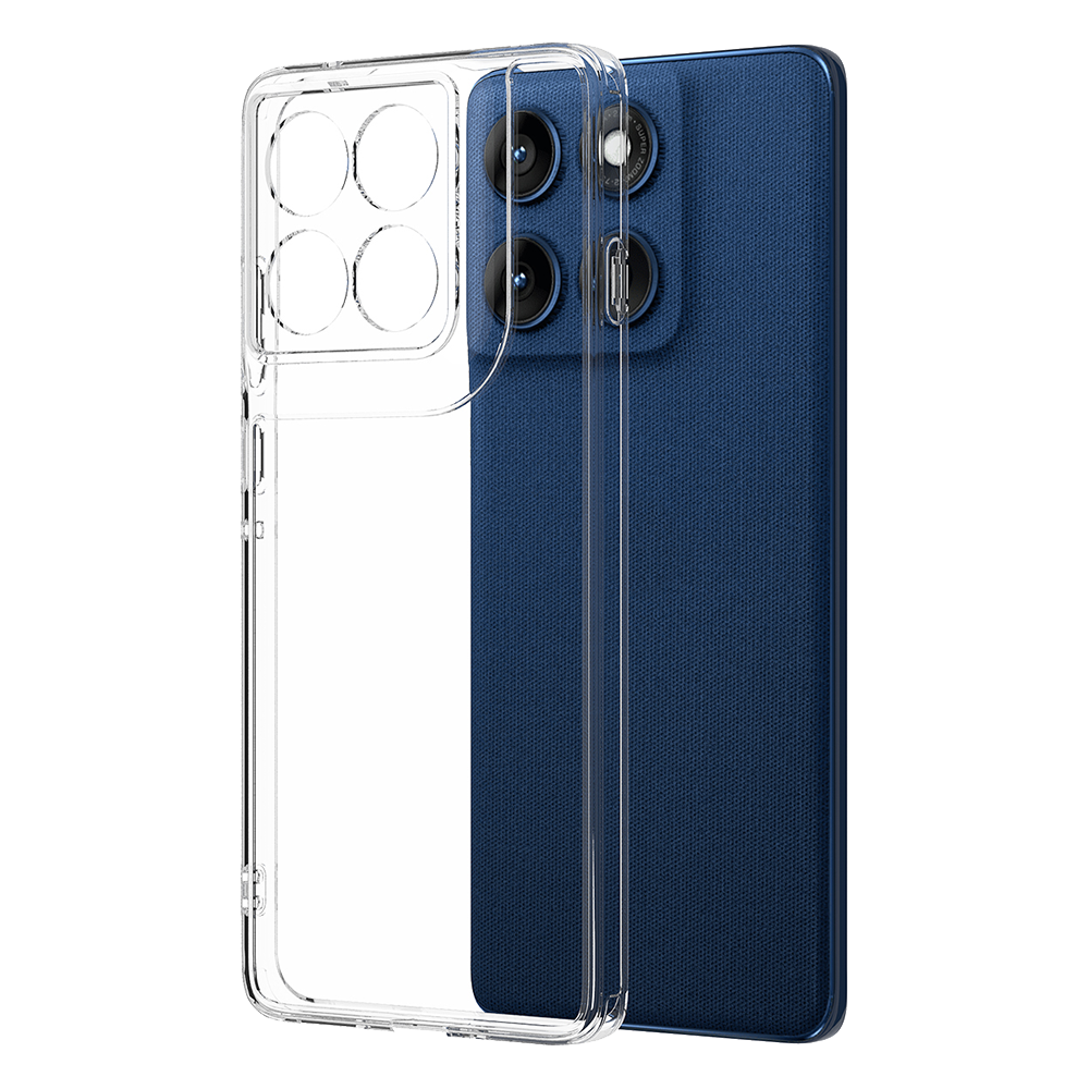 Удароустойчив калъф Shockproof TPU+Acrylic за Motorola Edge 70 Fusion+ 5G/Motorola Edge 70 Fusion 5G, прозрачен