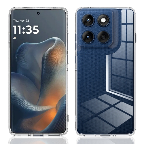 Удароустойчив калъф Shockproof TPU+Acrylic за Motorola Edge 70 Fusion+ 5G/Motorola Edge 70 Fusion 5G, прозрачен