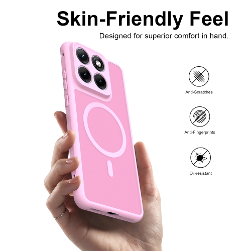 Удароустойчив калъф Magnetic Anti-Drop за Motorola Edge 70 Fusion 5G/70 Fusion+ 5G, розов