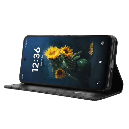Калъф тефтер Retro Texture за TCL NxtPaper 70 Pro 5G, черен