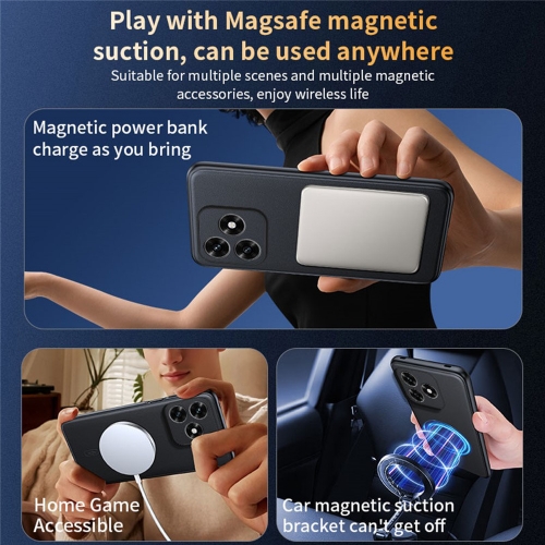Калъф Magnetic Case Leather за Huawei Honor X5c 4G, черен