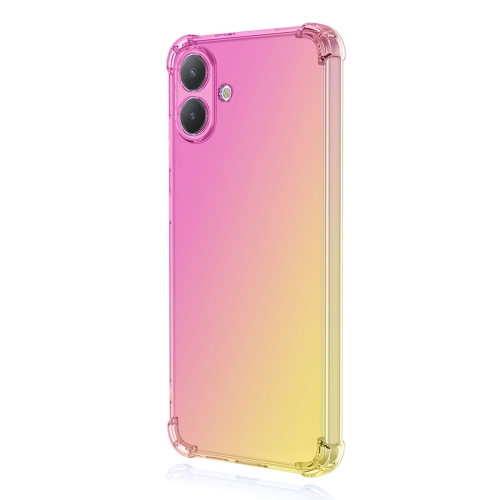 Удароустойчив калъф Gradient Color Anti-Drop за Samsung Galaxy A07, розов-златен