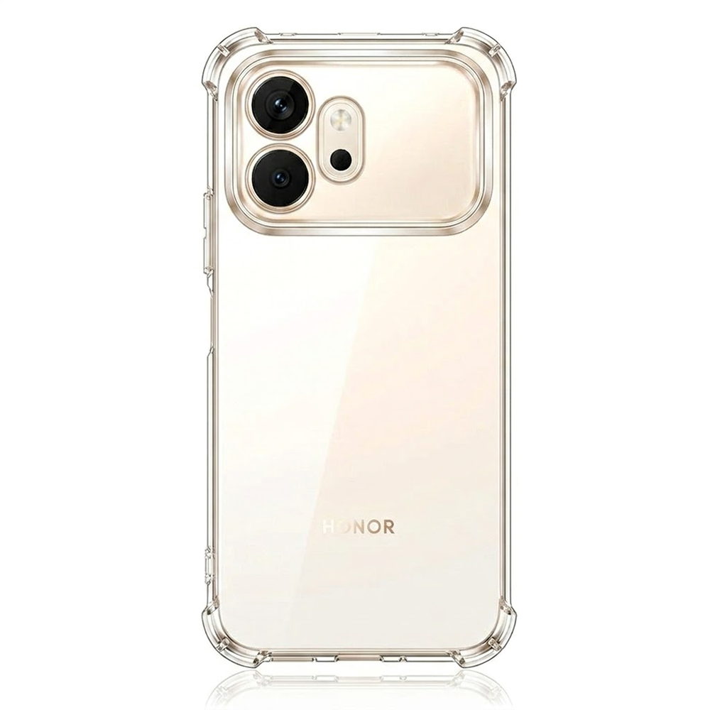 Силиконов калъф Techsuit Shockproof за Honor 600, Прозрачен