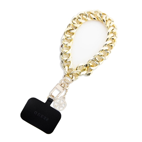 Универсална връзка за телефон Guess Wrist Strap 4G Charm, златен