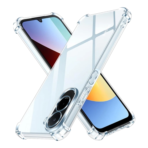 Силиконов калъф Techsuit Shockproof Clear Silicone за Xiaomi Redmi A7 Pro 4G, прозрачен