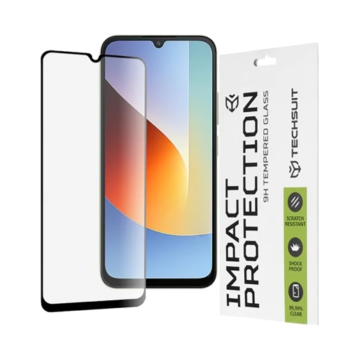 Стъклен протектор Full Glue за Xiaomi Redmi A7 Pro 4G, черен