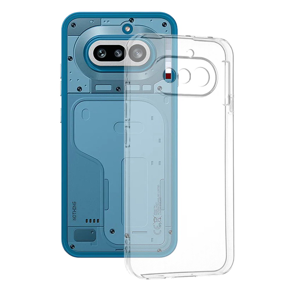 Силиконов калъф Techsuit Clear Silicone за Nothing Phone (4a), прозрачен