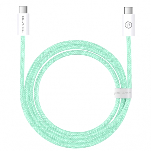 USB Кабел Blavec Candy, Type-C, PD, 60W, 3A, 3m, Apple CarPlay/Android Auto (CCA-CC3GN30), зелен