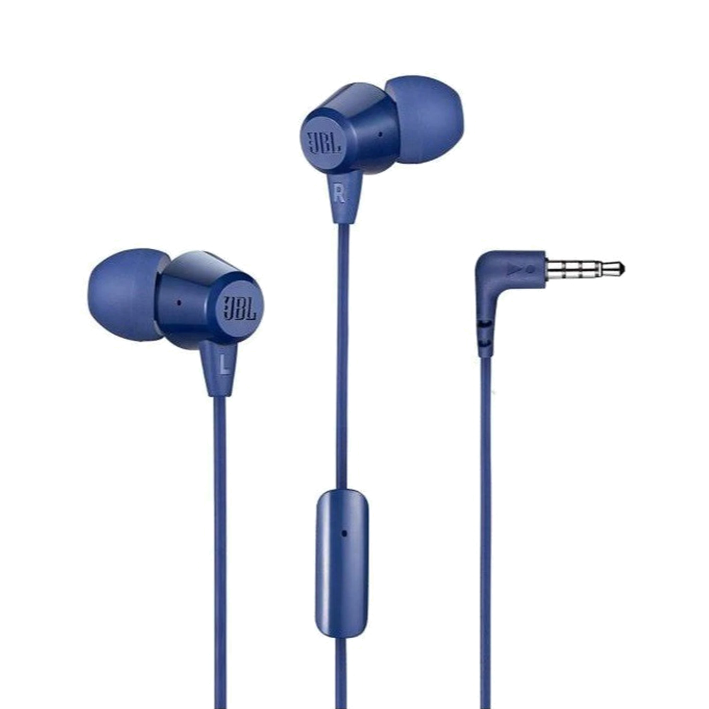 Слушалки JBL T50HI 360 Jack 3,5mm, син