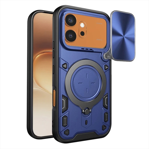 Удароустойчив калъф Techsuit CamGuard Pro за Honor 600 / 600 Pro, син