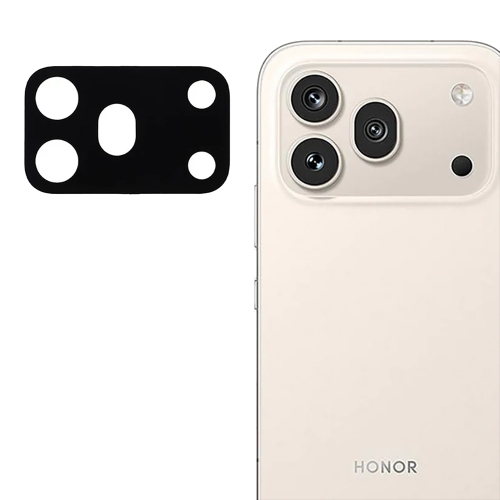 Стъклен протектор за камера Full за Honor 600 Pro, черен