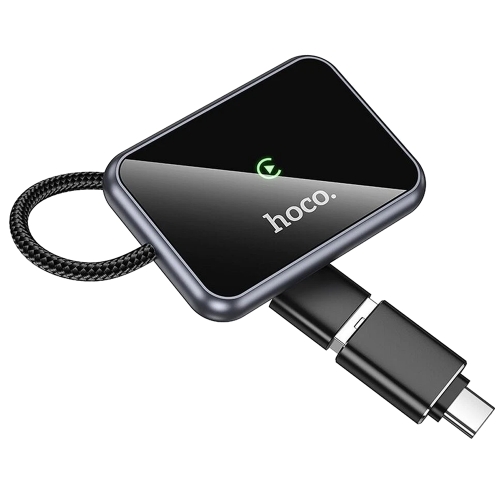 Безжичен CarPlay адаптер Hoco, USB A / USB C, HU1, черен