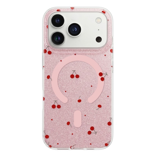 Калъф Cherry Mag case за Iphone 17 Pro, розов