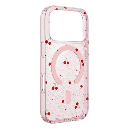 Калъф Cherry Mag case за Iphone 17 Pro, розов