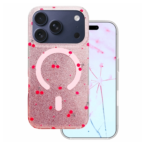 Калъф Cherry Mag case за Iphone 17 Pro Max, розов