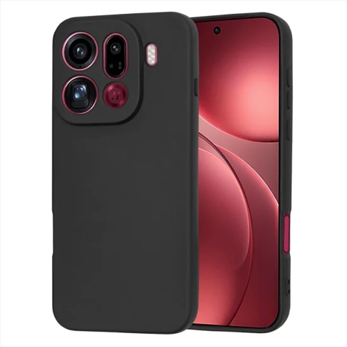 Калъф Techsuit SoftFlex за Oppo Find X9 Pro, черен