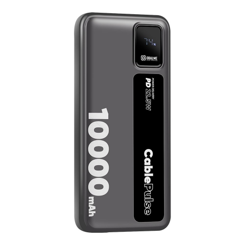 Външна батерия Obal-ME CablePulse, 10000mAh, 22,5W, черен