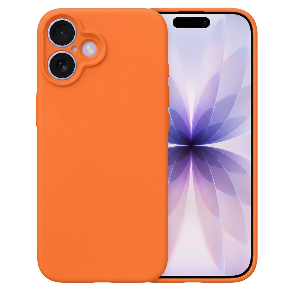 Калъф MagColor Pure за iPhone 17, оранжев