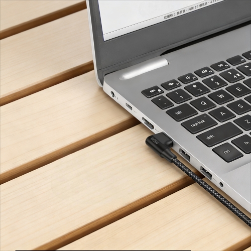 Кабел Forcell F-Energy, CC-1Deg, USB-C to Type- C, QC4.0, PD, 3A, 60W, Cafule, 90, 1.2м, черен