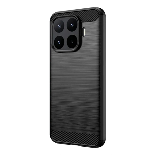 Силиконов калъф Techsuit Carbon Fibre Brushed за Xiaomi 17T Pro, черен