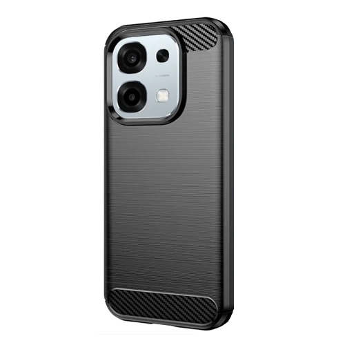Силиконов калъф Techsuit Carbon Fibre Brushed за Oppo A6 Pro 4G / A6 Pro 5G, черен