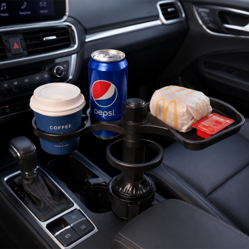 Стойка за кола CZ-94200, 3в1, cupholder/бар, черен