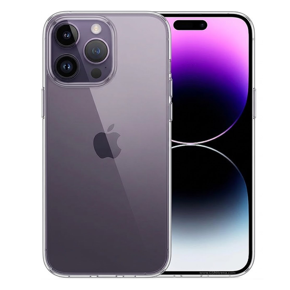 Силиконов гръб 2mm за iPhone 14 Pro Max, прозрачен