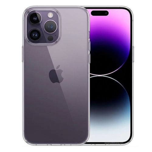 Силиконов гръб 2mm за iPhone 14 Pro Max, прозрачен